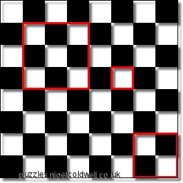 squares on a chessboard puzzle
