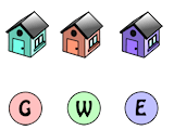 gas water electric puzzle layout